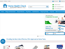 Tablet Screenshot of homehealthcheck.com